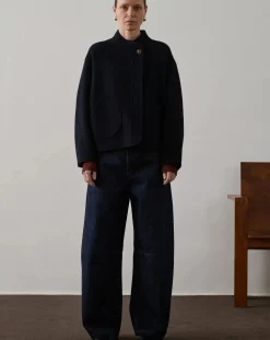 Soeur Vestes, Manteaux-Windsor Coat Wool Bleu marine