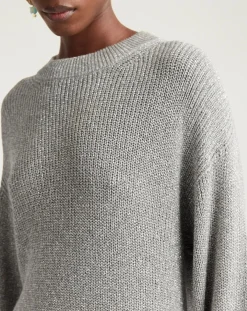 Momoni Pulls, Gilets-Windsor Sweater Metallic Argenté