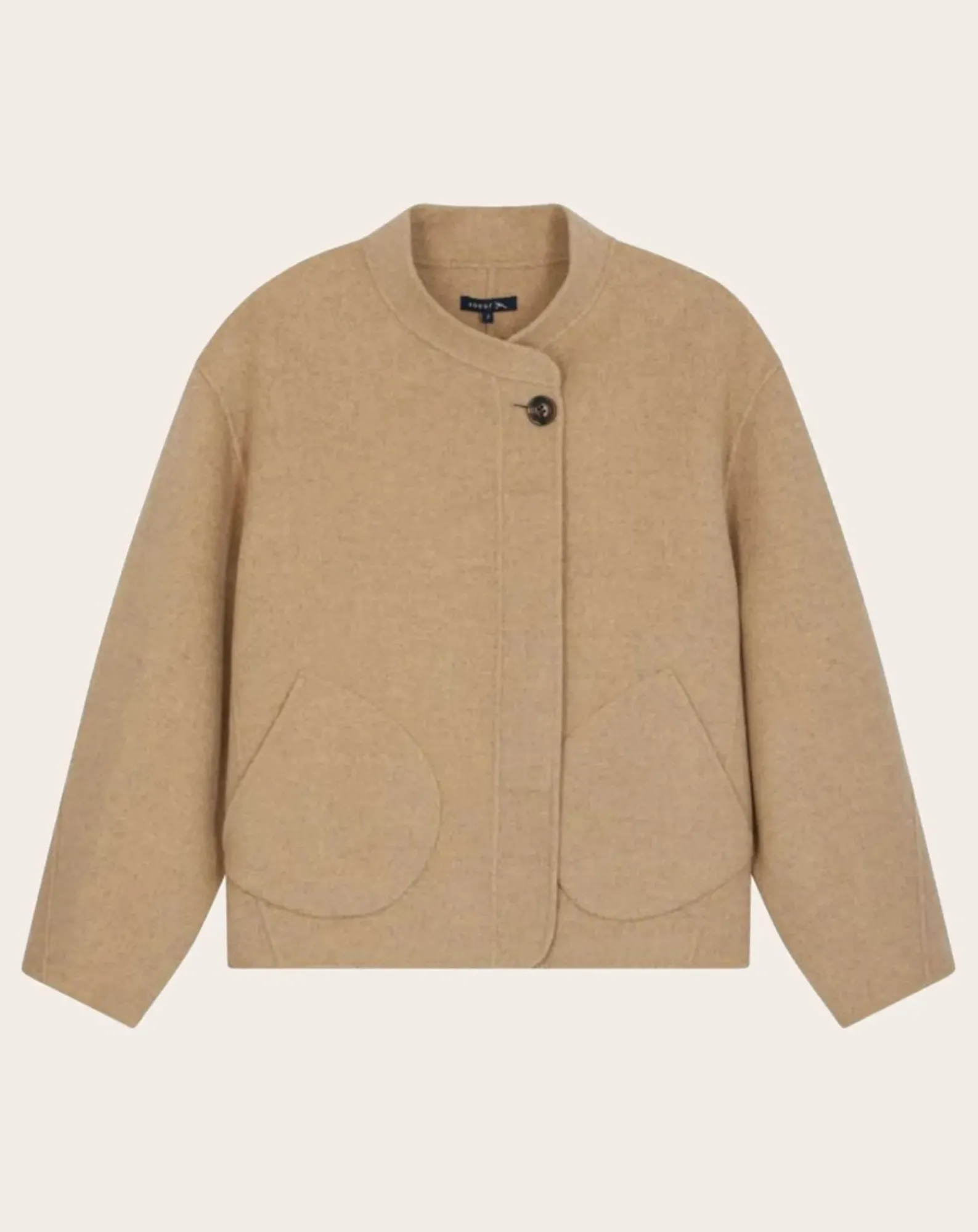 Soeur Vestes, Manteaux-Windsor Woollen Coat Beige chiné
