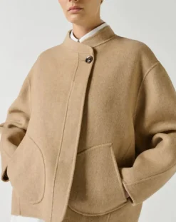 Soeur Vestes, Manteaux-Windsor Woollen Coat Beige chiné
