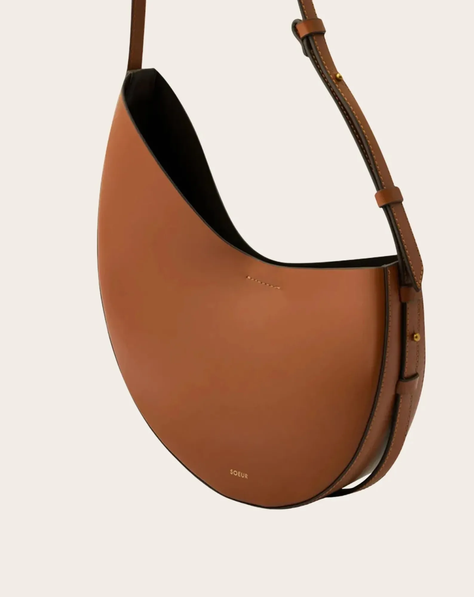 Soeur Sacs À Bandoulière-Wino Leather bag Naturel