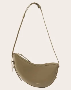 Soeur Sacs À Bandoulière-Wino Mini Leather bag Argile