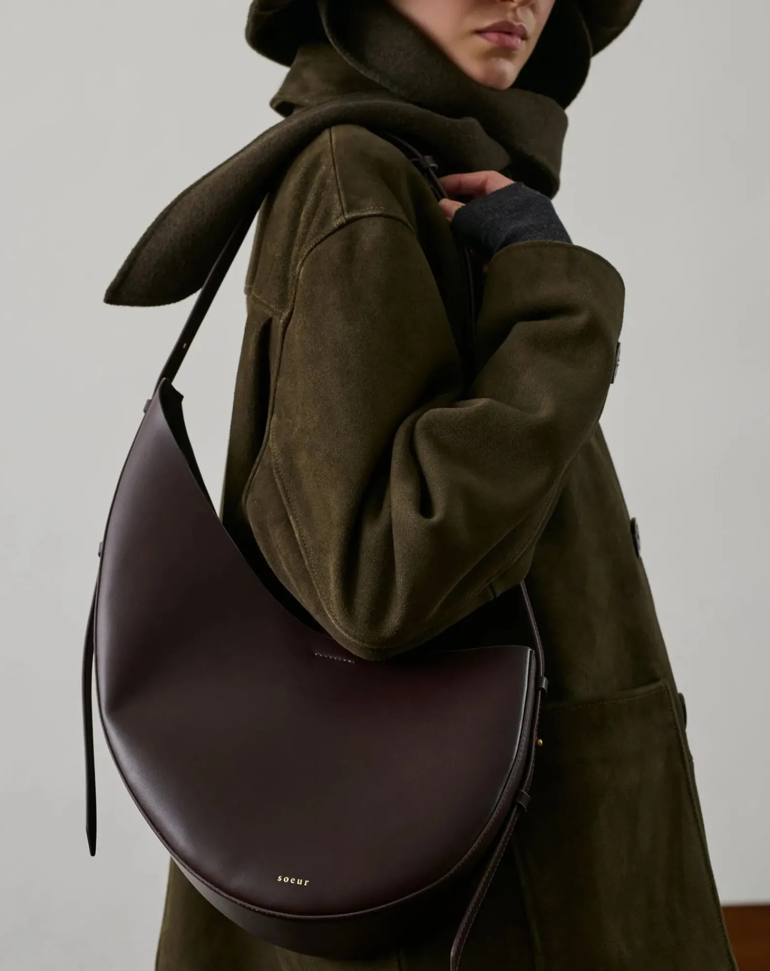 Soeur Sacs À Bandoulière-Winoma Leather bag Bordeaux