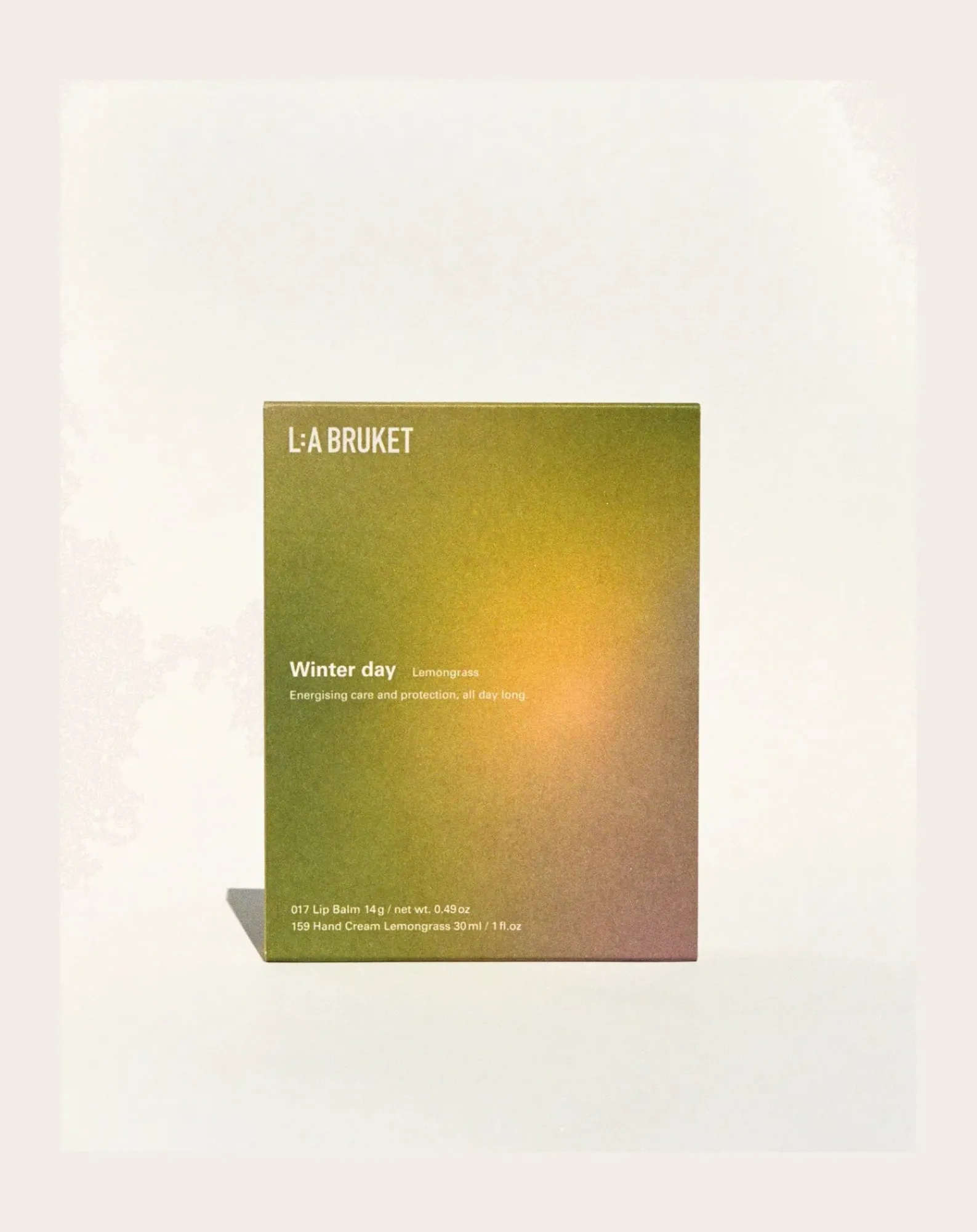 L:A BRUKET Coffrets|Coffrets-Winter Day duo lip and hand set 017 & 158 Non teinté