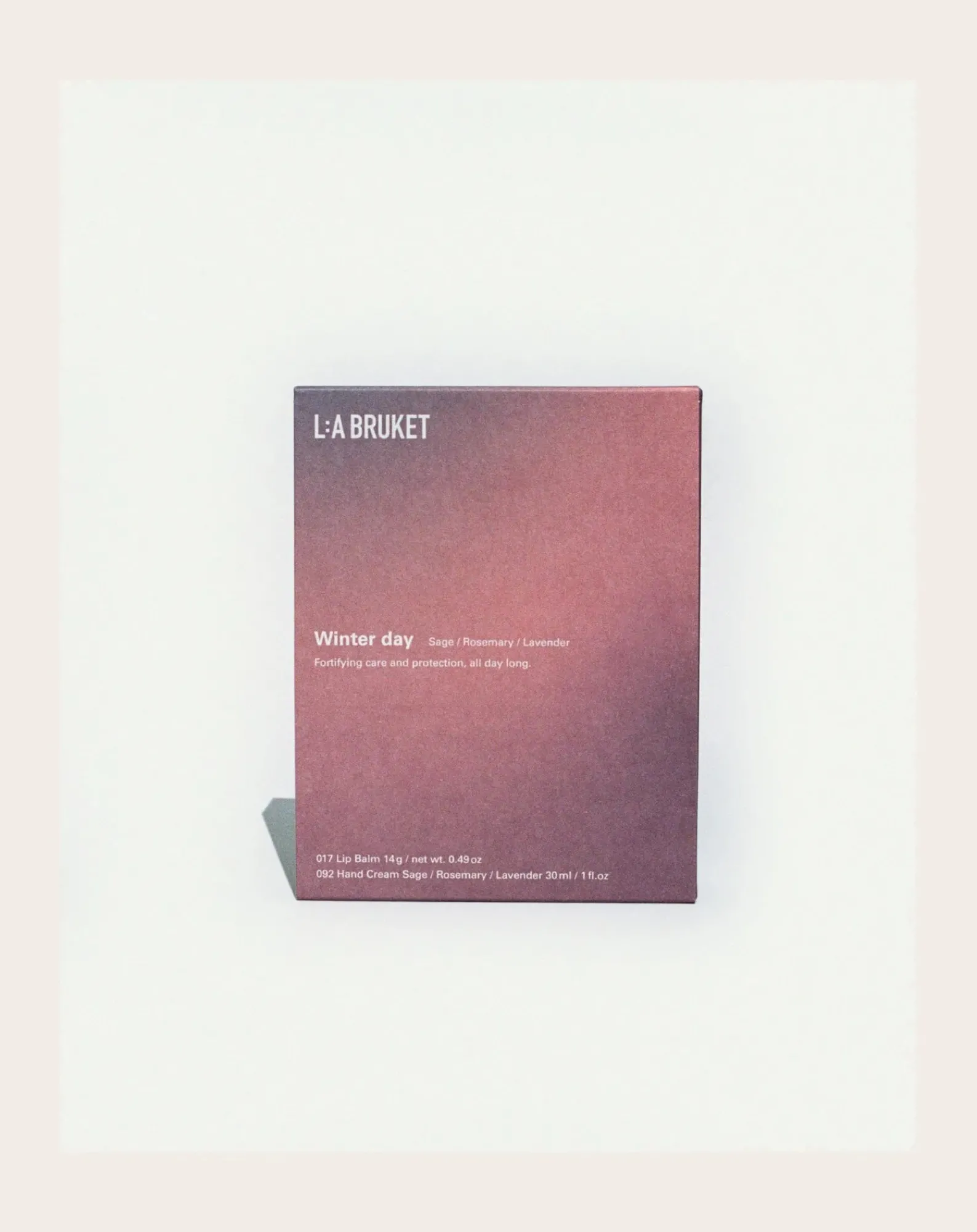 L:A BRUKET Coffrets|Coffrets-Winter Day duo lip and hand set 017 & 092 Non teinté