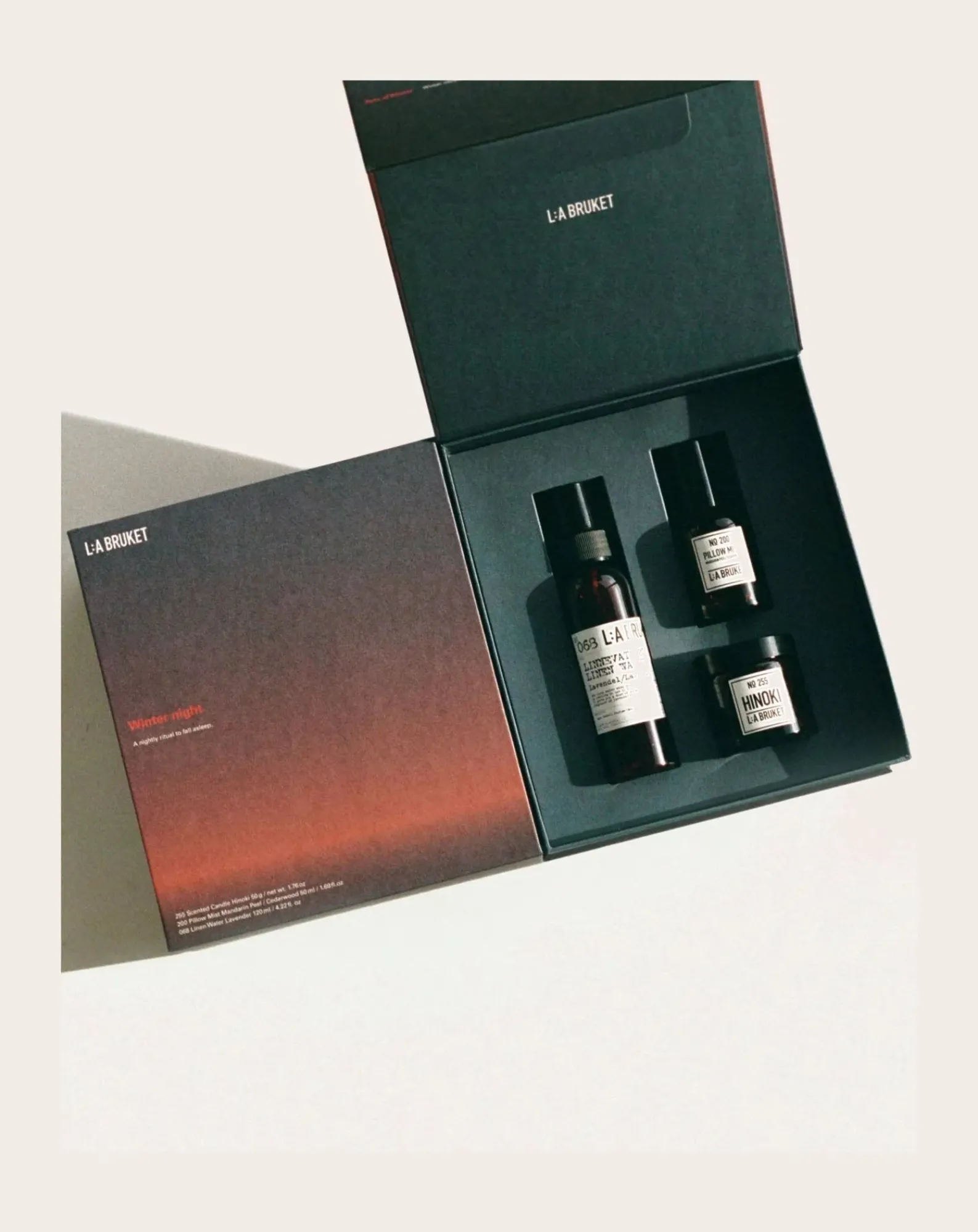 L:A BRUKET Bougies, Senteurs-Winter Night Home Fragrance Set 255 & 200 & 068 Non teinté