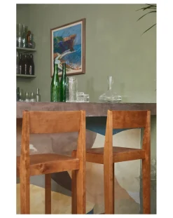 Frama Chaises, Tabourets-Wooden Bar Stool Naturel