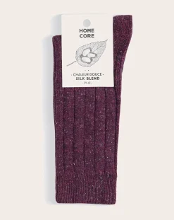 Homecore Chaussettes, Sous-Vêtements-Wool And Silk Socks Violet