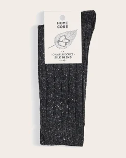 Homecore Chaussettes, Sous-Vêtements-Wool And Silk Socks Anthracite