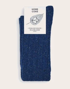Homecore Chaussettes, Sous-Vêtements-Wool And Silk Socks Classic navy
