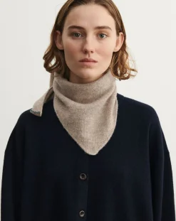FUB Echarpes, Foulards-Wool Bandana - Women's Collection Beige