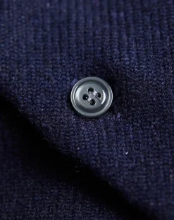 Later Chemises-Wool Epure Overshirt Bleu marine