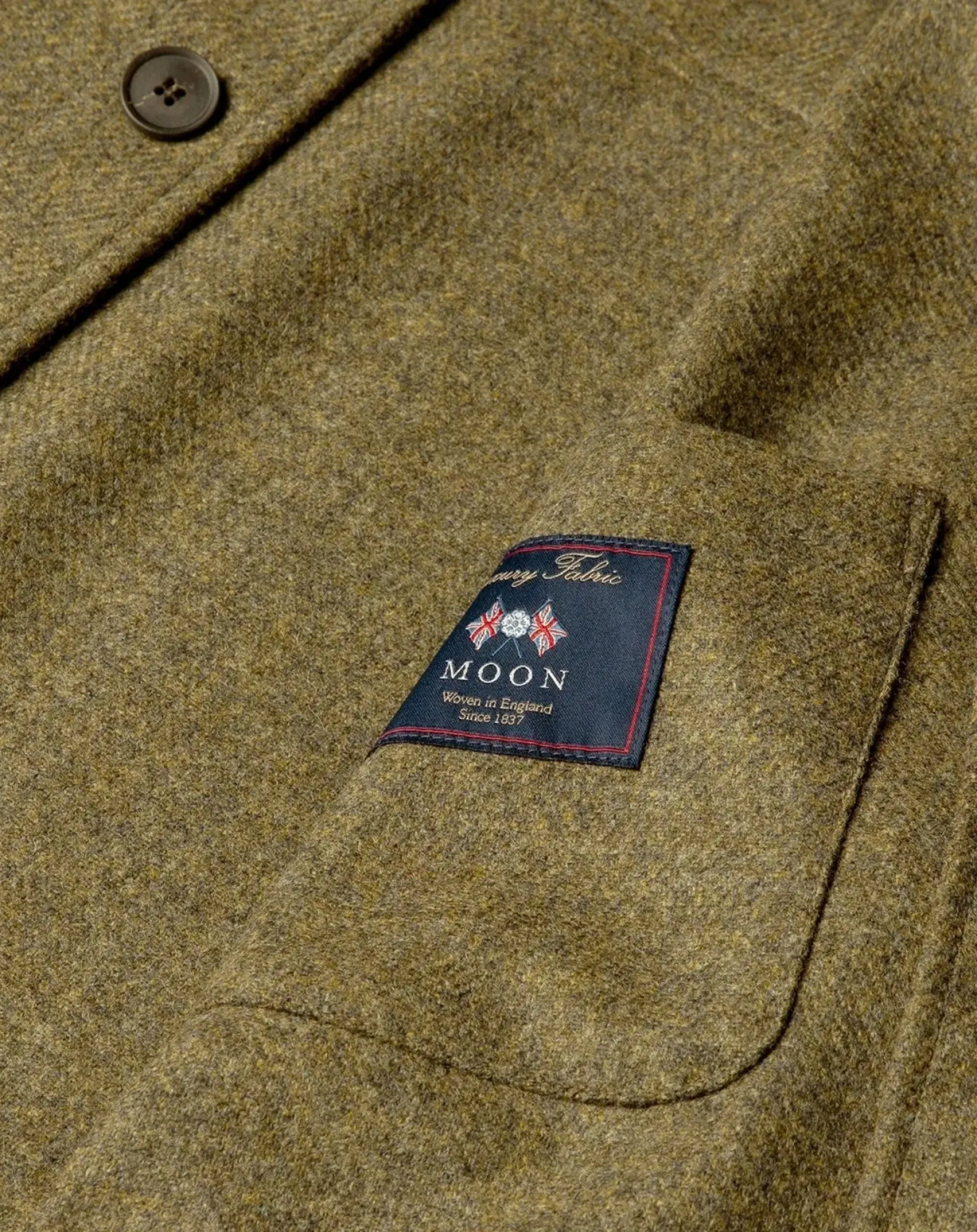 Sunspel Vestes, Manteaux-Wool Jacket Vert kaki