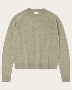 FUB Pulls, Gilets-Wool Round Neck Sweater - Women's Collection Beige