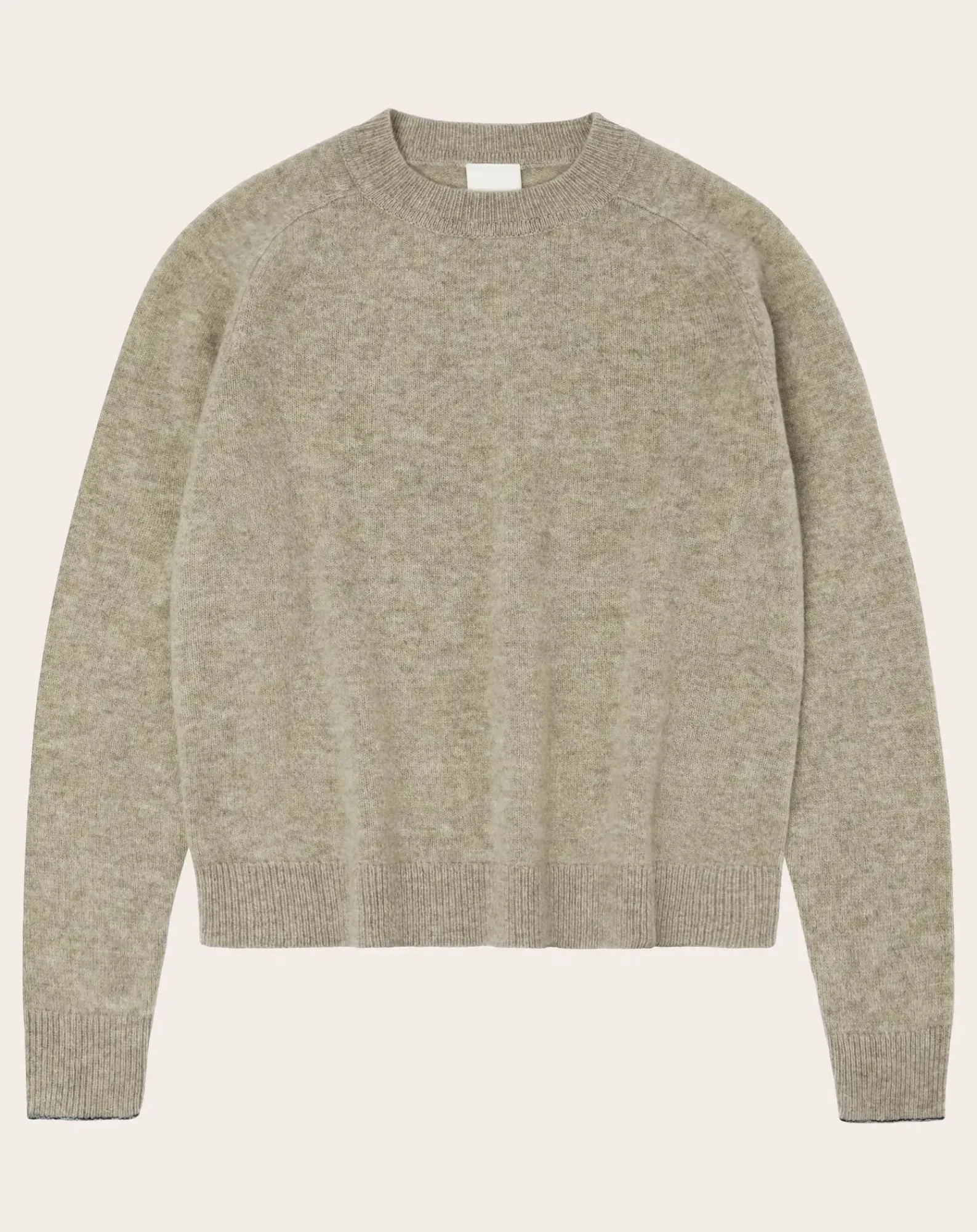 FUB Pulls, Gilets-Wool Round Neck Sweater - Women's Collection Beige