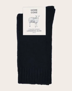 Homecore Chaussettes, Sous-Vêtements-Wool socks Noir
