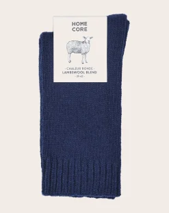 Homecore Chaussettes, Sous-Vêtements-Wool socks Classic navy