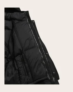 Taion Vestes, Manteaux-Work Volume Down Hood Jacket Cotton Noir