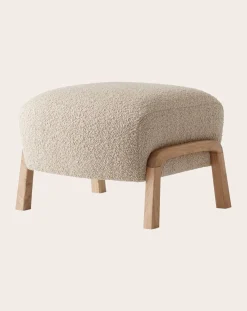 & Tradition Chaises, Tabourets-Wulff ATD3 Ottoman - Oak Legs Chêne