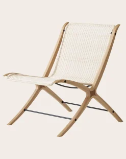 & Tradition Fauteuils, Canapés-X HM10 lounge chair, Hvidt & Mølgaard Naturel