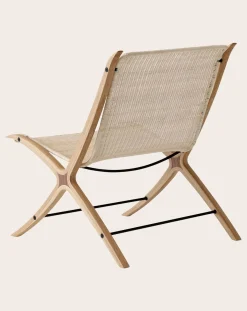 & Tradition Fauteuils, Canapés-X HM10 lounge chair, Hvidt & Mølgaard Naturel