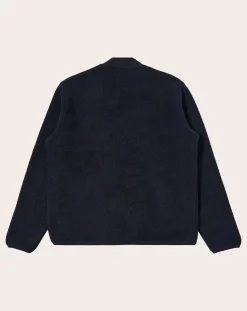Universal Works Vestes, Manteaux-Zipped Bomber Bleu marine